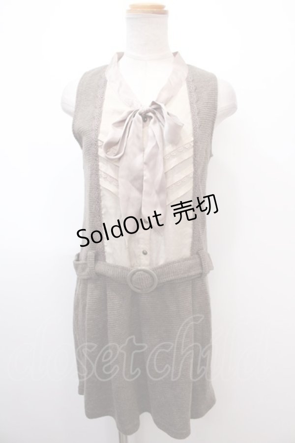 画像1: axes femme / カットソージャンドレ M 茶 Y-25-01-22-130-AX-OP-SZ-ZT085 (1)