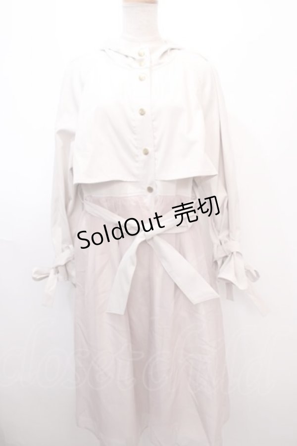 画像1: axes femme POETIQUE / ケープ風マウンテンパーカー M ピンク Y-25-01-22-143-AX-JA-SZ-OS (1)