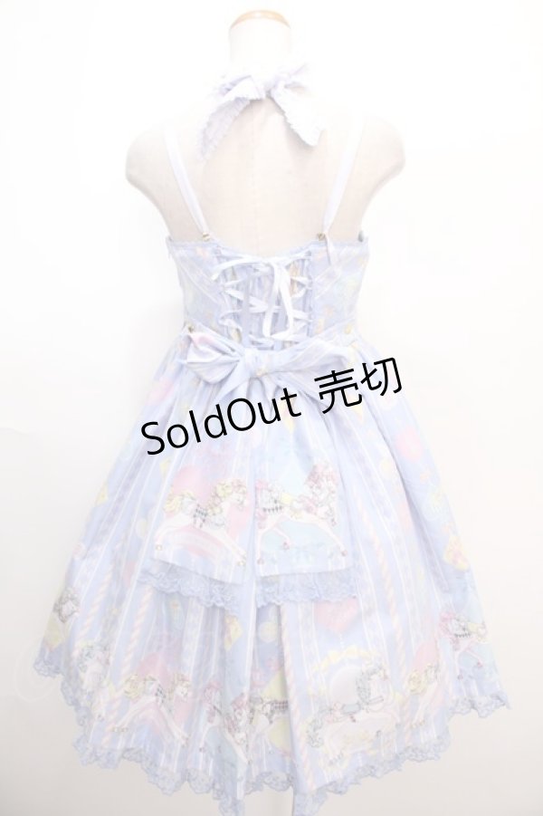 画像2: Angelic Pretty / Milky Pony Carnivalジャンパースカート  ラベンダー Y-25-01-22-163-AP-OP-SZ-ZY (2)