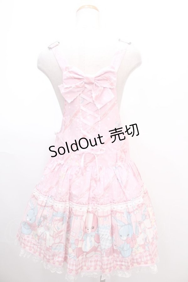画像2: Angelic Pretty / MELODY TOYSサロペット  ピンク Y-25-01-22-165-AP-OP-SZ-ZY (2)