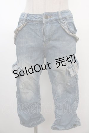 画像: axes femme / デニムパンツ  ブルー Y-25-01-22-180-AX-PA-AS-ZY
