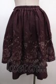 画像2: axes femme / 夜空刺繍スカート  パープル Y-25-01-22-201-AX-SK-SZ-ZT417 (2)
