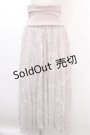 画像: axes femme / 花柄2WAYスカート M アワピンク Y-25-01-22-209-AX-SK-SZ-ZI