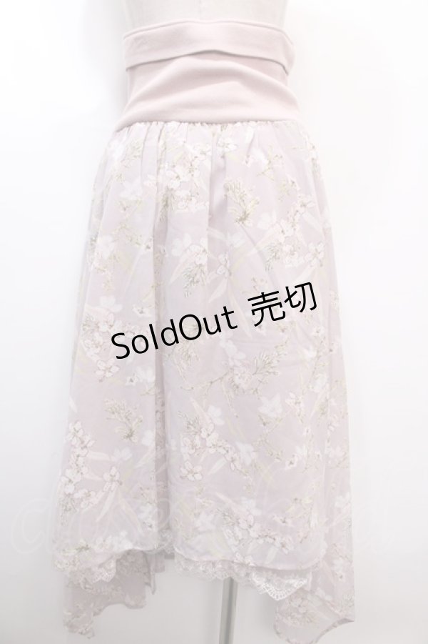 画像2: axes femme / 花柄2WAYスカート M アワピンク Y-25-01-22-209-AX-SK-SZ-ZI (2)