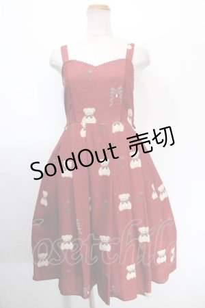 画像: axes femme kawaii / プレゼントベアージャンスカ M ワイン Y-25-01-23-088-AX-OP-SZ-ZH
