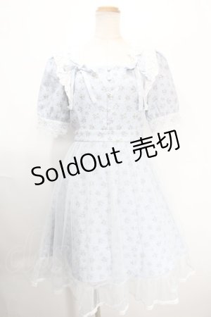 画像: Bubbles / スクエアネックシースルーワンピース F サックス Y-25-01-23-099-CA-OP-SZ-ZY