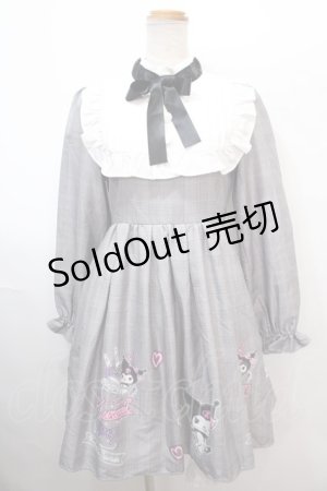 画像: 【SALE】Jamie エーエヌケー / クロミゴシックワンピース M グレー Y-25-01-23-108-LO-OP-SZ-ZT442
