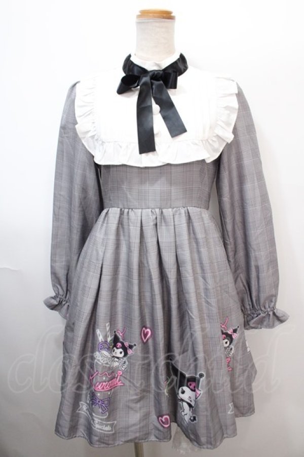 画像1: Jamie エーエヌケー / クロミゴシックワンピース M グレー Y-25-01-23-108-LO-OP-SZ-ZT442 (1)