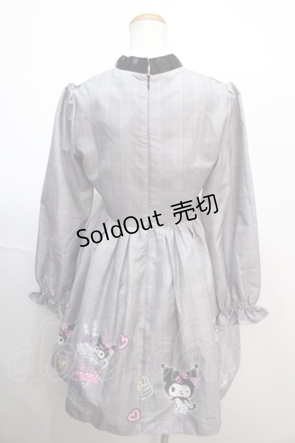 画像2: 【SALE】Jamie エーエヌケー / クロミゴシックワンピース M グレー Y-25-01-23-108-LO-OP-SZ-ZT442 (2)