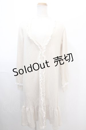 画像: 【SALE】LODISPOTTO / ビジューボタンロングカーディガン  キナリ Y-25-01-23-114-LO-TO-SZ-ZT324