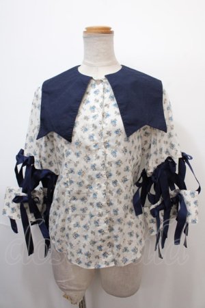 画像: MEMUSE / sailor collar tops F 紺 Y-25-01-23-020-LO-TO-SZ-ZY