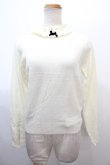 画像1: Ank Rouge / ミニリボンハイネックニットトップス M アイボリー Y-25-01-23-029-CA-BL-SZ-ZT191 (1)