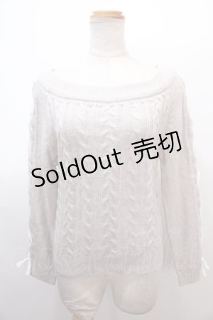 画像: LODISPOTTO / ニットトップス M ライトグレー Y-25-01-23-037-LO-TO-SZ-ZT135
