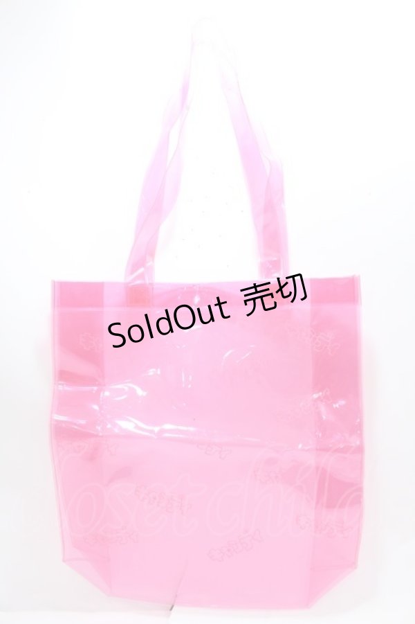 画像1: Candy Stripper / ノベルティ ビニールトート  ピンク Y-25-01-30-051-PU-BG-SZ-ZY (1)