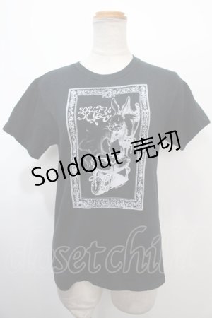 画像: PUTUMAYO / プリントTシャツ 150 黒 Y-25-01-30-054-PT-TO-SZ-ZY