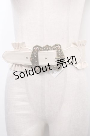 画像: axes femme / アンティークバックルベルト  ベージュ Y-25-01-30-010-AX-ZA-SZ-ZY