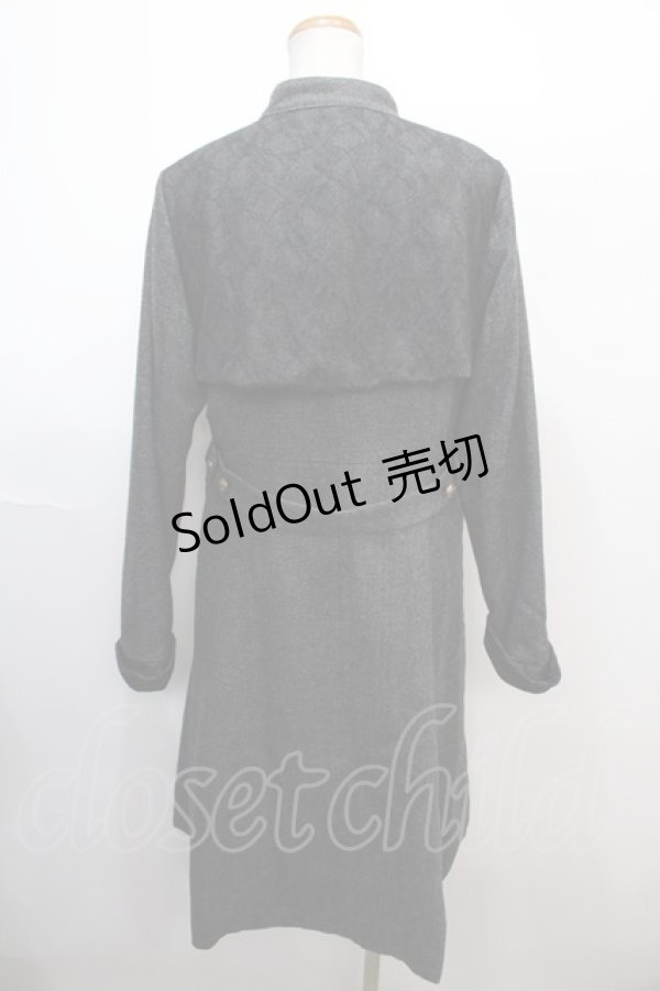 画像2: 【SALE】axes femme / ナポレオンロングコート M 黒 Y-25-01-30-081-AX-CO-SZ-ZT-C028 (2)