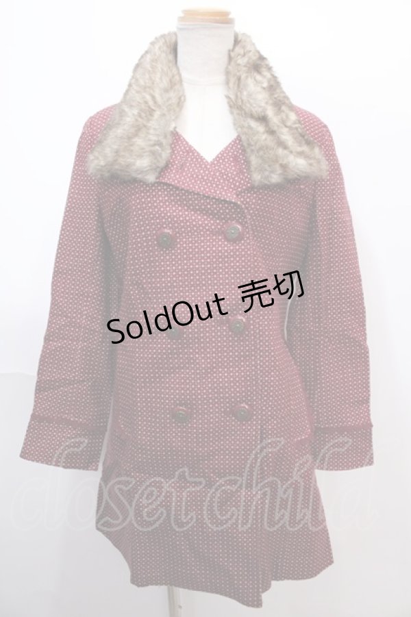 画像1: axes femme / ドットコート  ワイン Y-25-01-30-087-AX-CO-AS-ZT-C033 (1)