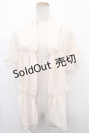画像: axes femme kawaii / シャルロットショール F 生成り Y-25-01-30-002-AX-ZA-SZ-OS