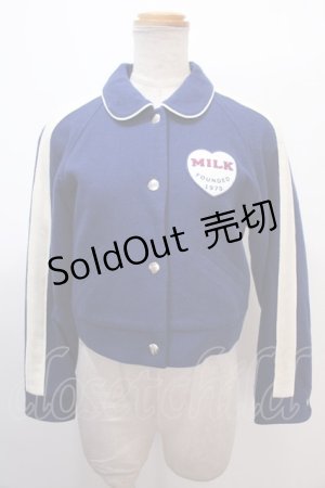 画像: 【SALE】MILK / Weekendジャケット  ブルー Y-25-01-30-141-ML-JA-SZ-ZT442