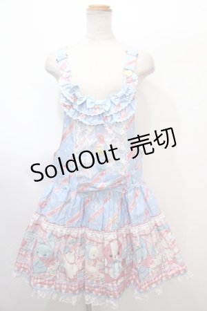 画像: Angelic Pretty / MELODY TOYSサロペット(2020)  サックス Y-25-01-30-163-AP-OP-SZ-ZY