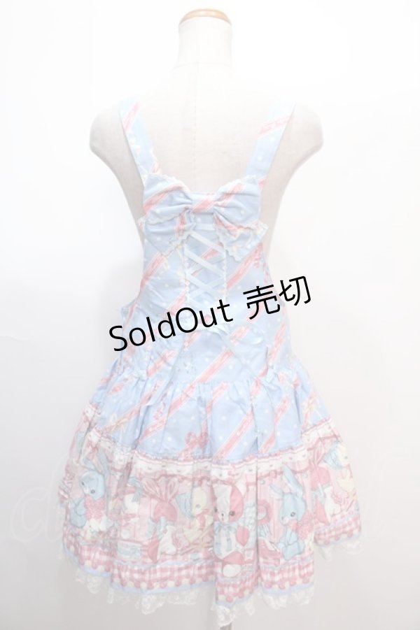 画像2: Angelic Pretty / MELODY TOYSサロペット(2020)  サックス Y-25-01-30-163-AP-OP-SZ-ZY (2)