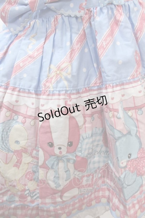 画像4: Angelic Pretty / MELODY TOYSサロペット(2020)  サックス Y-25-01-30-163-AP-OP-SZ-ZY (4)