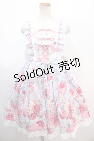画像: BABY,THE STARS SHINE BRIGHT / スローモーションブーケ〜あの日の私の想い〜柄ジャンパースカートII  サックス Y-25-01-30-167-BA-OP-SZ-ZY