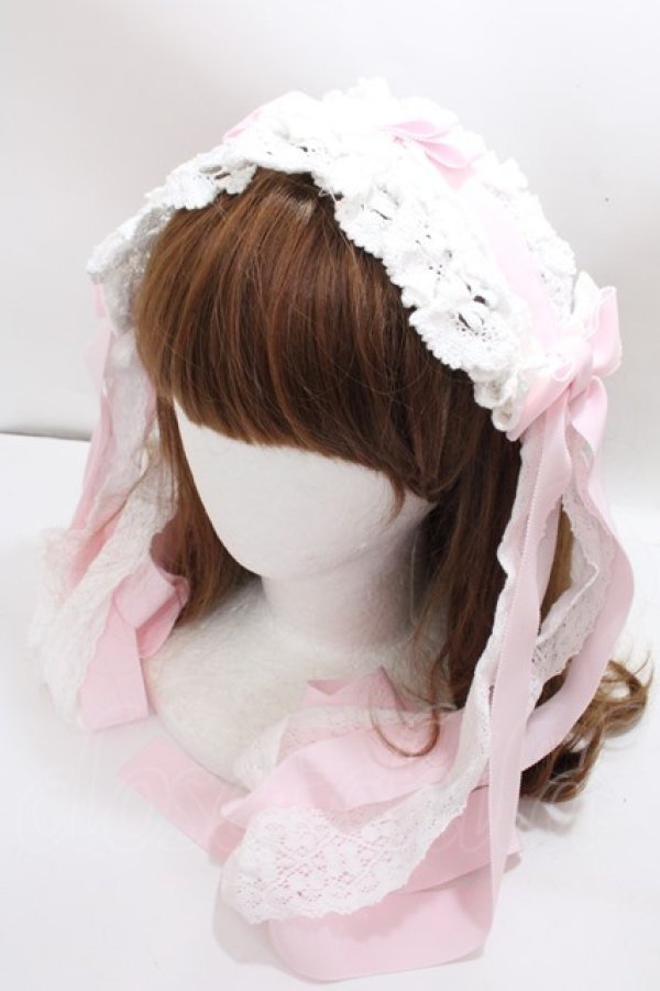 画像7: BABY,THE STARS SHINE BRIGHT / ローブ・ア・ラ・フランセーズワンピース&ヘッドドレスセット  ピンク Y-25-01-30-169-BA-OP-SZ-ZS (7)