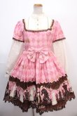 画像1: Angelic Pretty / Chess Chocolateワンピース  ピンク Y-25-01-30-171-AP-OP-SZ-ZY (1)