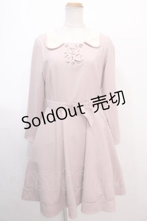画像: an another angelus / カットワークワンピース  ピンク Y-25-01-30-196-CA-OP-AS-ZT062
