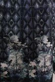 画像3: Ozz oneste / マスカレード柄ワンピース  紺紫系 Y-25-01-30-200-OO-OP-SZ-ZS (3)