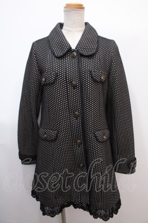 画像: axes femme / コート  黒 Y-25-02-03-110-AX-CO-SZ-ZT-C040
