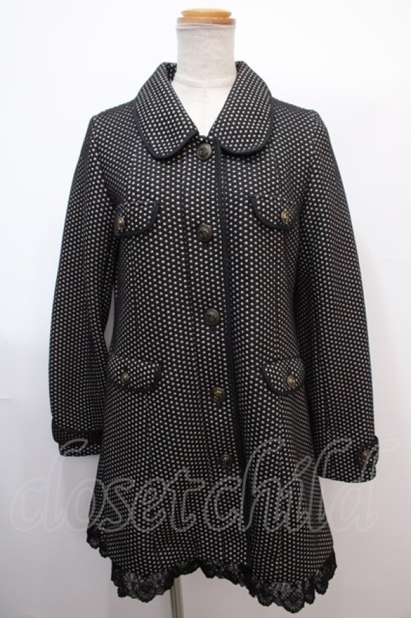 画像1: axes femme / コート  黒 Y-25-02-03-110-AX-CO-SZ-ZT-C040 (1)