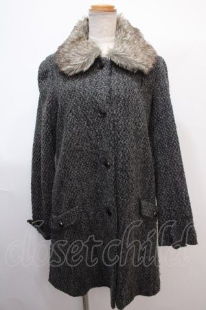 画像: axes femme / コート  黒 Y-25-02-03-112-AX-CO-SZ-ZT-C040