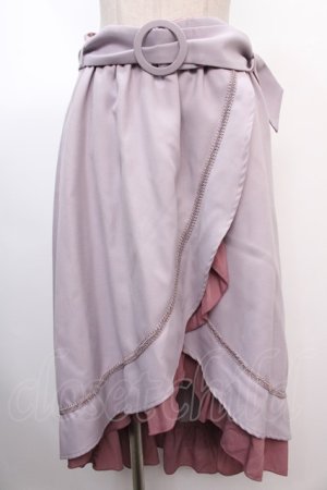 画像: axes femme / ドット使フィッシュテールスカート M ラベンダー Y-25-02-03-134-AX-SK-SZ-ZT417