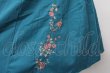 画像4: axes femme / 刺繍入りカラースカート M Bグリーン Y-25-02-05-011-AX-SK-SZ-ZI (4)