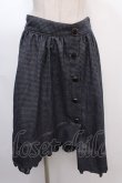 画像1: axes femme POETIQUE / 千鳥格子ボタンスカート M 紺 Y-25-02-05-033-AX-SK-SZ-ZT362 (1)