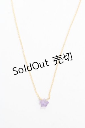 画像: Franche Lippee / スターネックレス  ゴールド×パープル Y-25-02-06-008-LO-AC-SZ-ZY