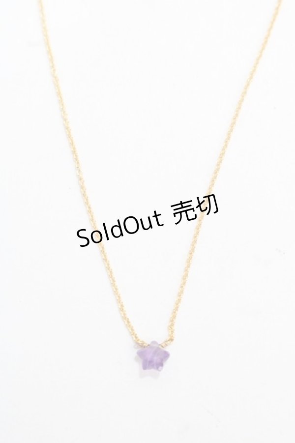 画像1: Franche Lippee / スターネックレス  ゴールド×パープル Y-25-02-06-008-LO-AC-SZ-ZY (1)