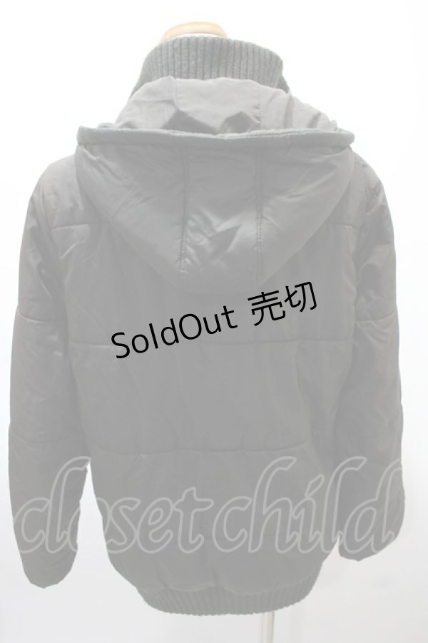 画像2: 【SALE】ALGONQUINS / ロゴ刺繍ジャンパー  黒 Y-25-02-09-056-AL-JA-AS-ZTC010 (2)