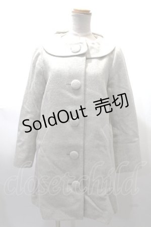 画像: Franche Lippee / COATバックリボンコート  グレー Y-25-02-09-061-LO-CO-AS-ZT-C010