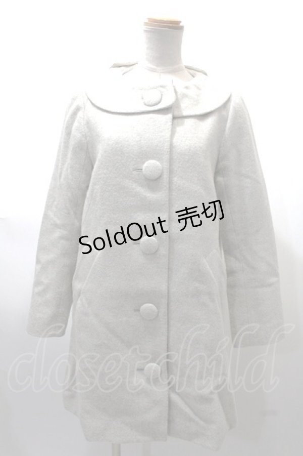 画像1: Franche Lippee / COATバックリボンコート  グレー Y-25-02-09-061-LO-CO-AS-ZT-C010 (1)