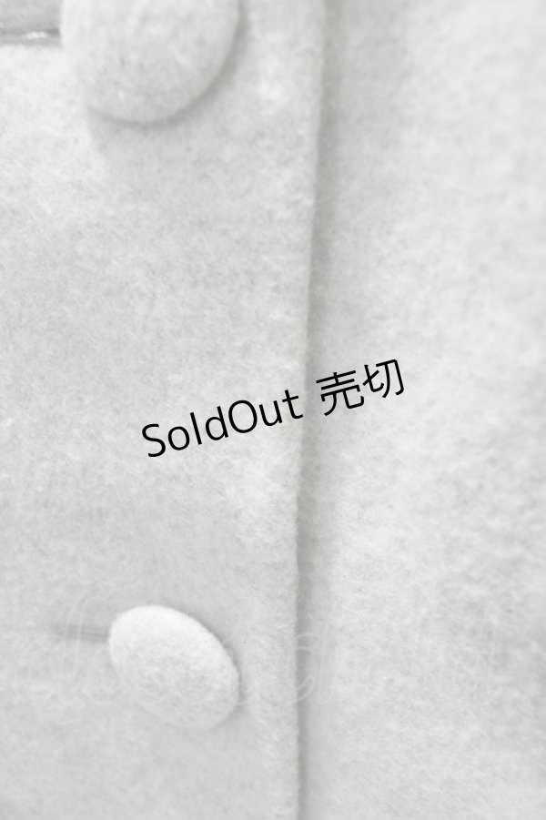 画像3: Franche Lippee / COATバックリボンコート  グレー Y-25-02-09-061-LO-CO-AS-ZT-C010 (3)