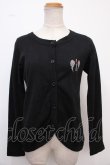 画像1: PEACE NOW / 羽根刺繍カーディガン  黒 Y-25-02-09-015-PU-TO-AS-ZY (1)