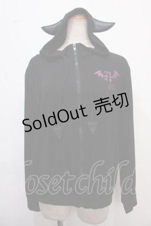 画像: ALGONQUINS / デビルパーカー F 黒 Y-25-02-13-085-AL-TO-SZ-ZY
