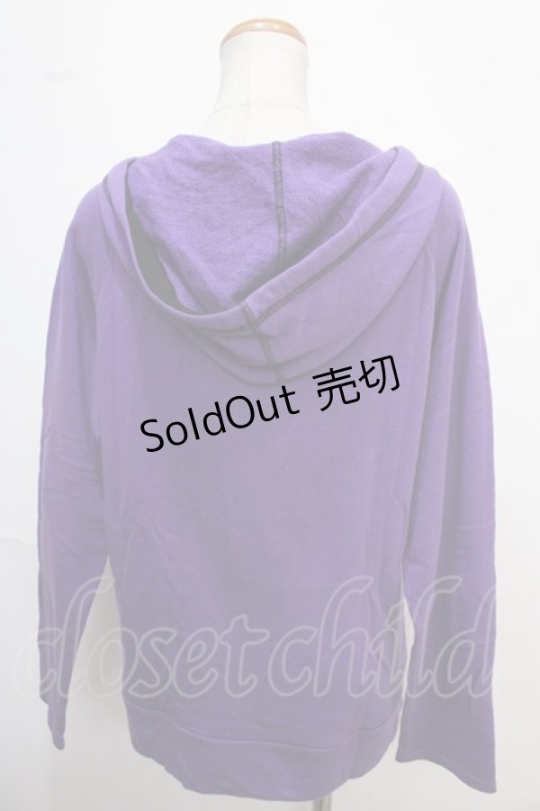 画像2: ALGONQUINS / シャンデリアラメptパーカ F 紫 Y-25-02-13-088-AL-TO-SZ-ZT314 (2)