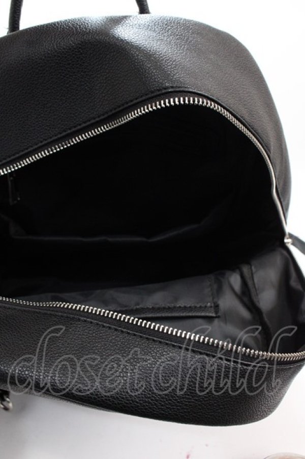 画像4: REFLEM / PUレザーデザインバックパック F ブラック Y-25-02-13-007-PU-BG-SZ-ZY (4)