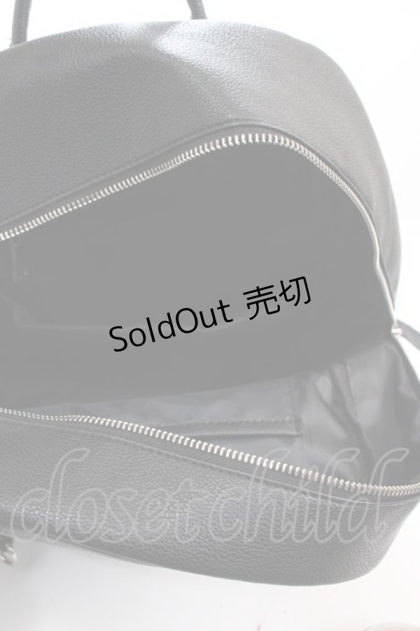 画像4: REFLEM / PUレザーデザインバックパック F ブラック Y-25-02-13-007-PU-BG-SZ-ZT273 (4)