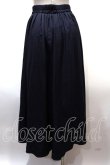 画像2: axes femme / ジップフリルスカート  紺 Y-25-02-13-156-AX-SK-SZ-ZT423 (2)